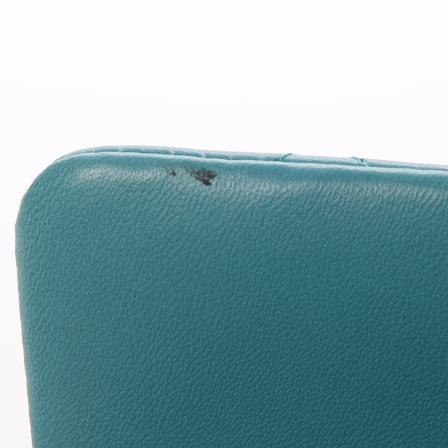 Chanel Lambskin Quilted Mini Rectangular Flap Turquoise 10 of 10