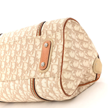 Christian Dior Monogram Trotter Romantique Boston Bag Beige 10 of 14