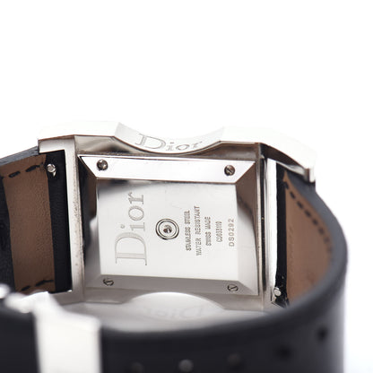 Christian Dior Stainless Steel Calfskin 30mm Chris 47 Quartz Watch Black 4 of 4