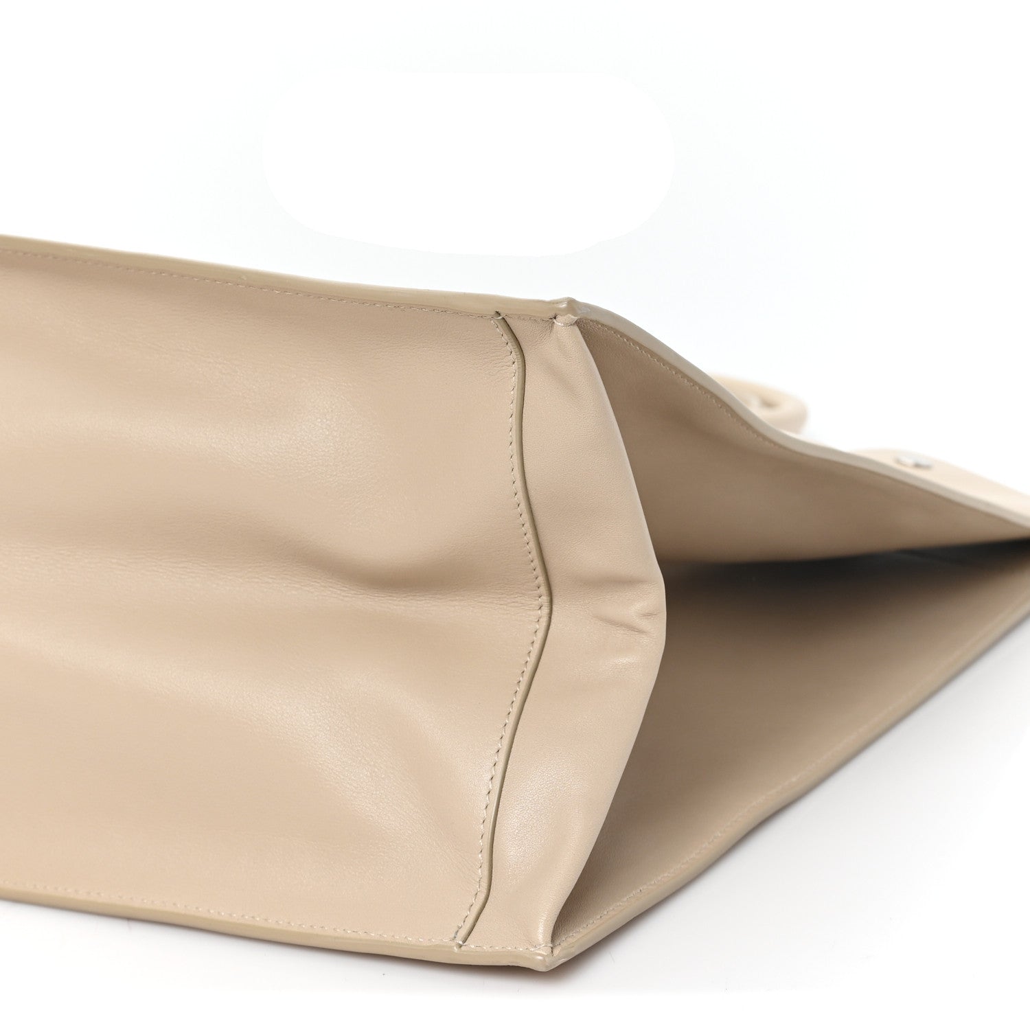 Saint Laurent Vitello Large Rive Gauche Tote Sea Salt 9 of 9