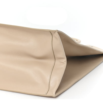 Saint Laurent Vitello Large Rive Gauche Tote Sea Salt 9 of 9