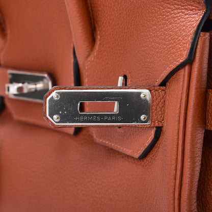 Hermes Togo Birkin 30 Cuivre 9 of 34