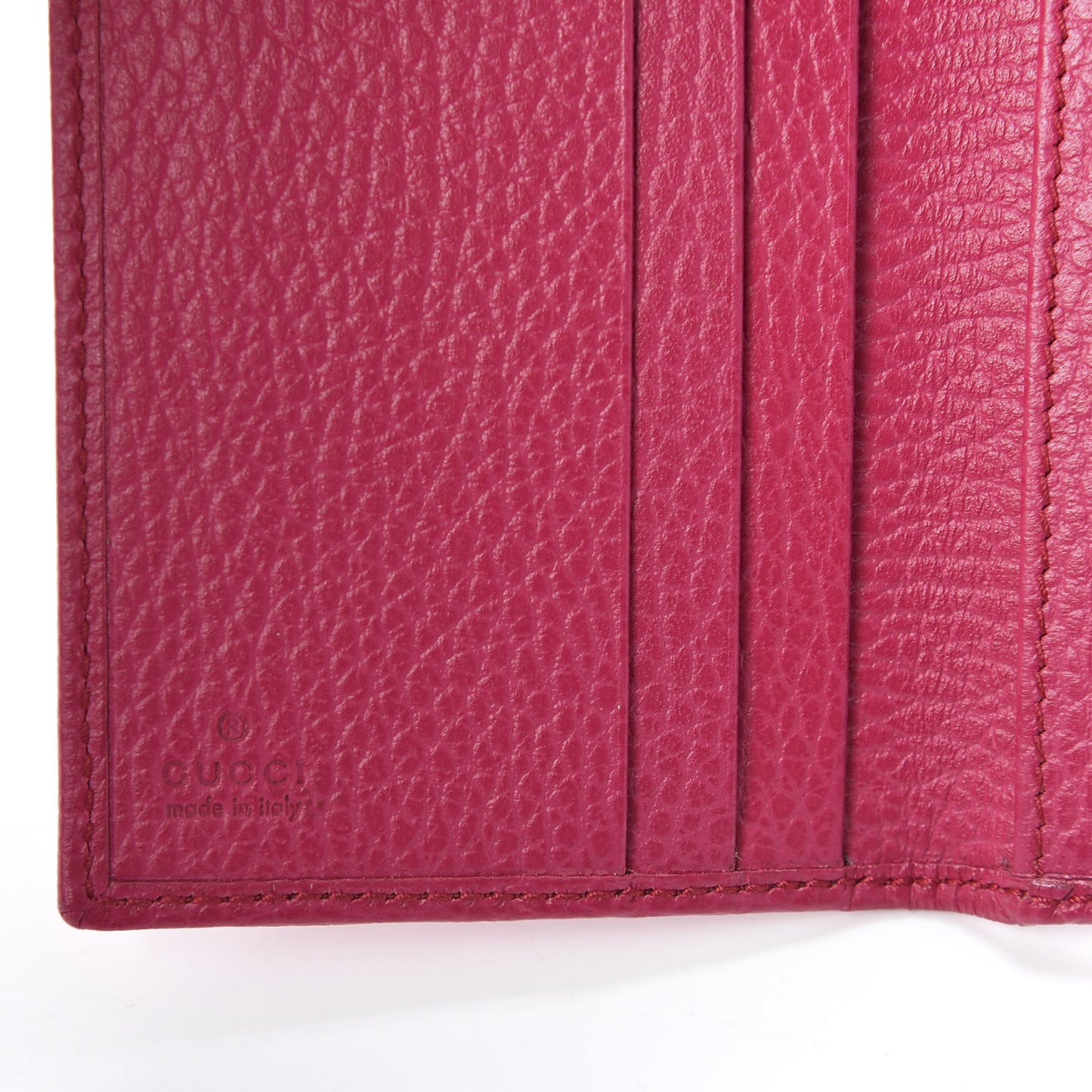 Dollar Calfskin Swing Train Pass Card Case Blossom