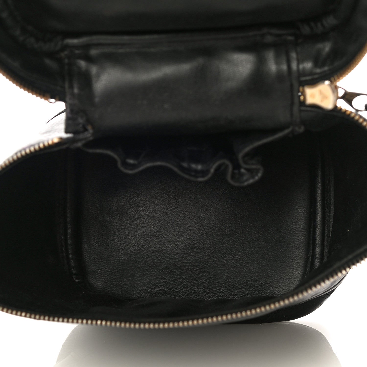 Chanel Lambskin Vanity Cosmetic Case Black 5 of 20