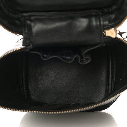 Chanel Lambskin Vanity Cosmetic Case Black 5 of 20