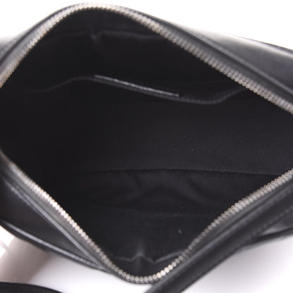 Saint Laurent Calfskin Matelasse Monogram Lou Camera Bag Black 4 of 9