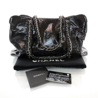 Chanel Patent Calfskin Large Luxe Ligne Tote Black 3 of 10