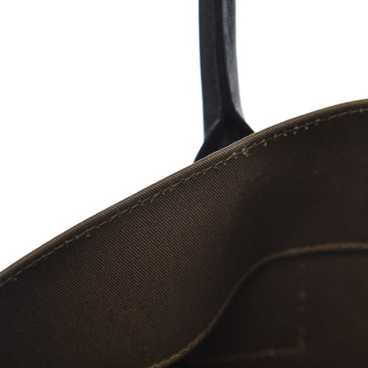 Saint Laurent Linen Calfskin Rive Gauche Tote Khaki 8 of 14