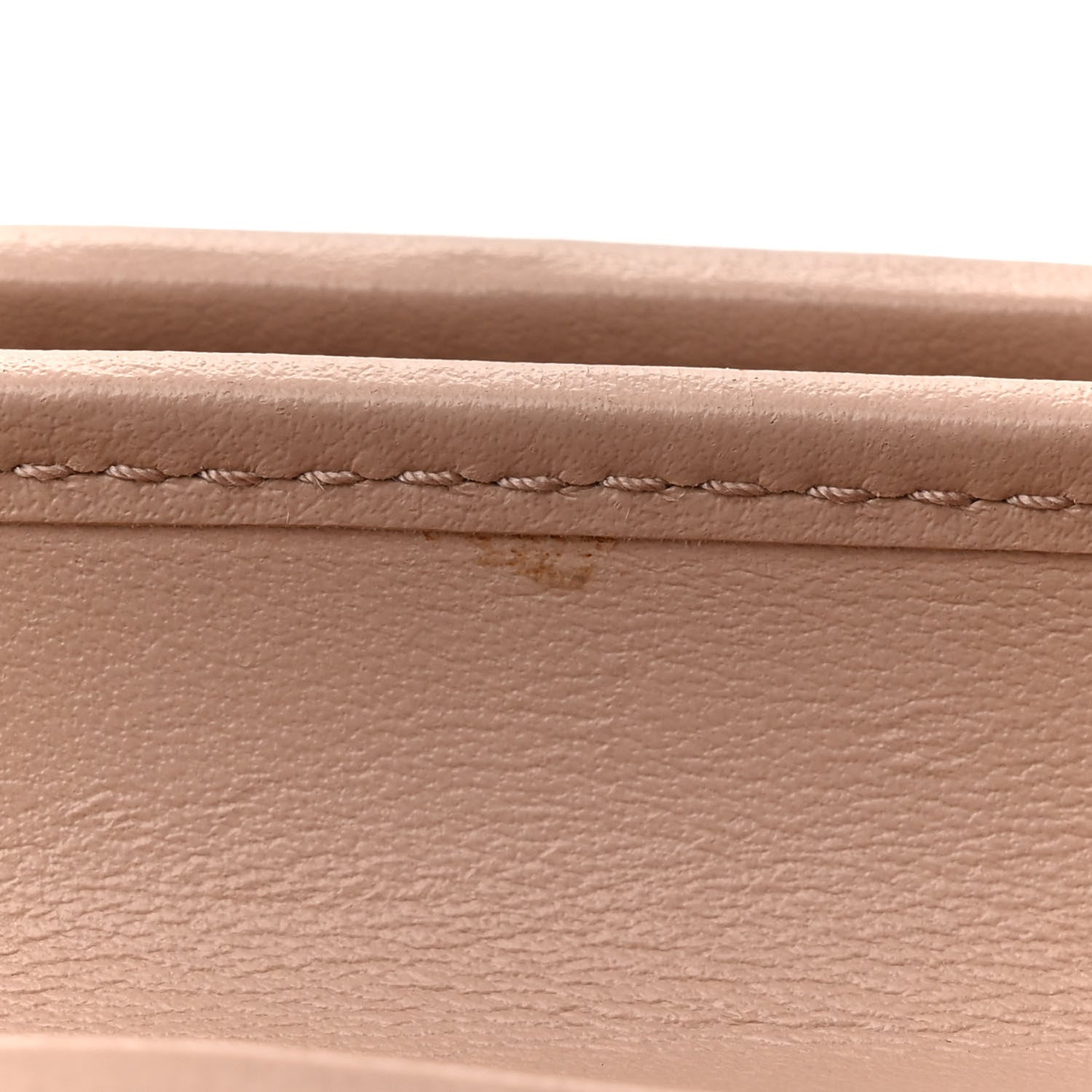 Prada Soft Calfskin Impunture Diagramme Chain Wallet Cipria 10 of 14