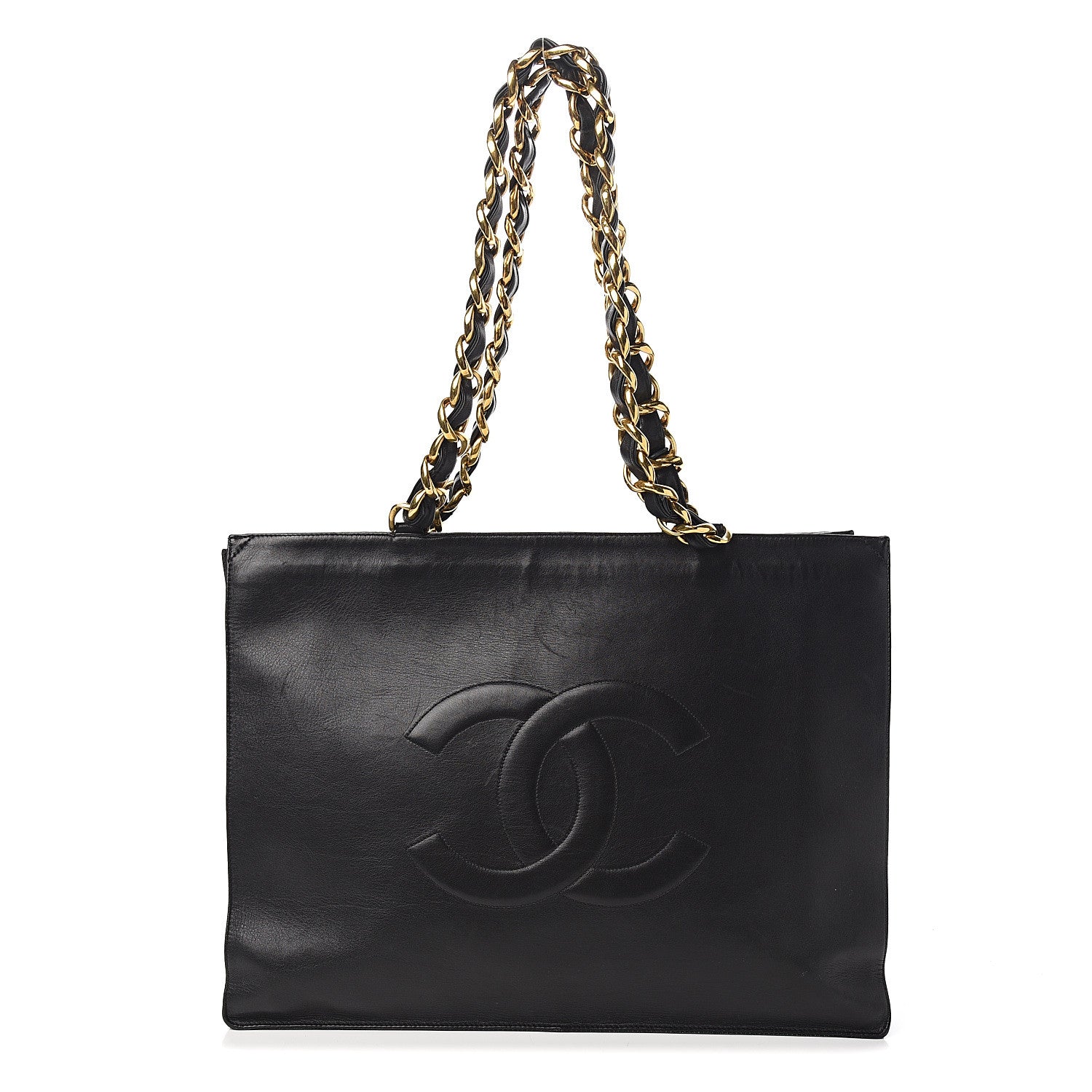 Chanel Lambskin CC Shoulder Bag Black 1 of 10