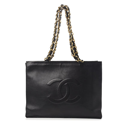 Chanel Lambskin CC Shoulder Bag Black 1 of 10