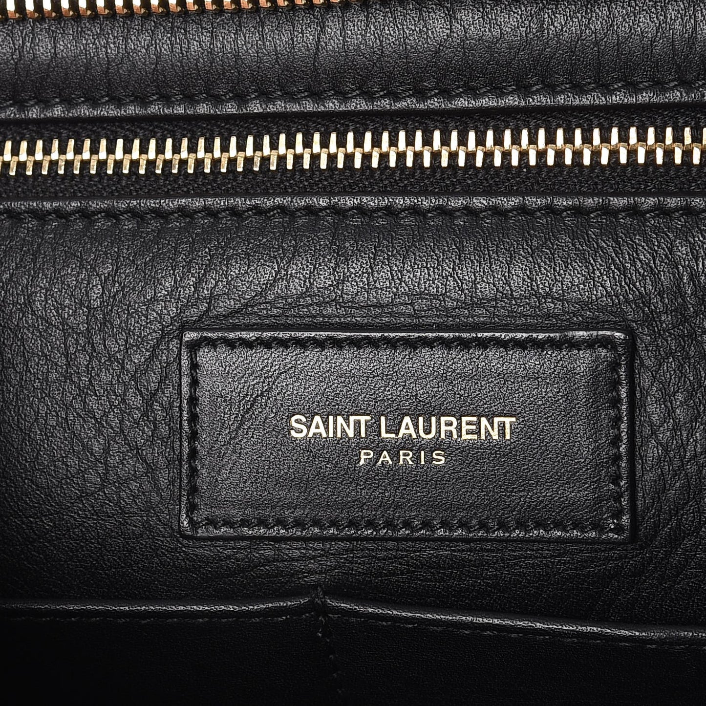 Calfskin Medium Classic Y Cabas Black