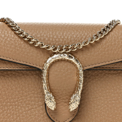 Gucci Calfskin Super Mini Dionysus Shoulder Bag Natural Tan 8 of 11