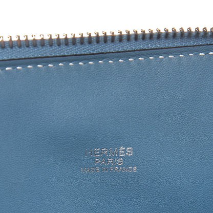 Hermes Taurillon Clemence Bolide 31 Blue Jean 6 of 7