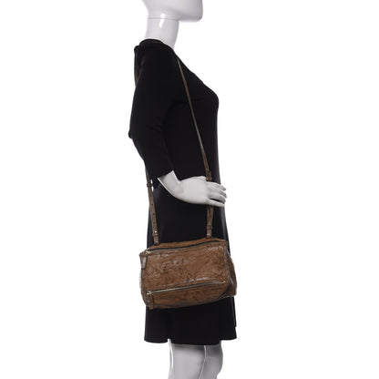 Givenchy Tumbled Sheepskin Mini Pandora Brown 2 of 10