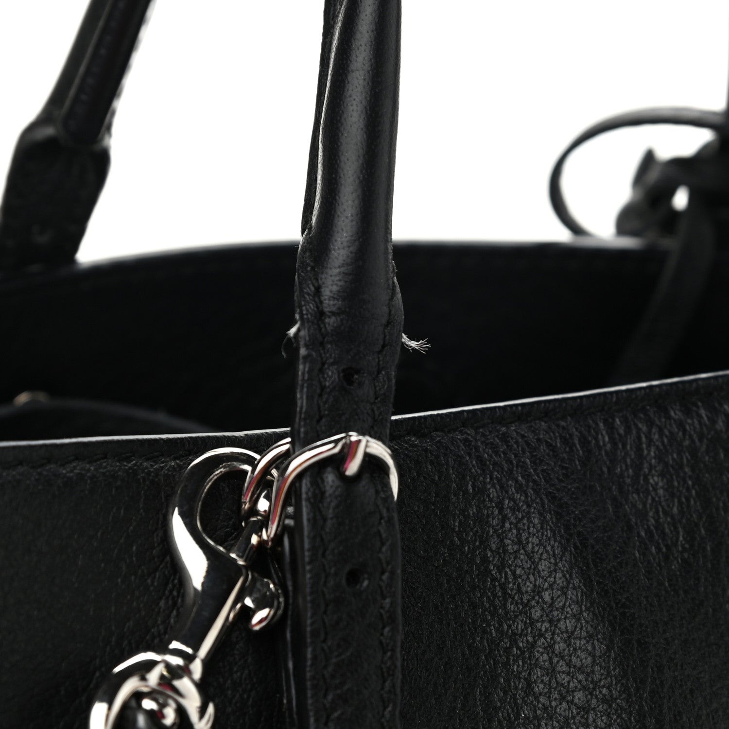 Balenciaga Veau Papier A6 Zip Around Tote Black 12 of 12