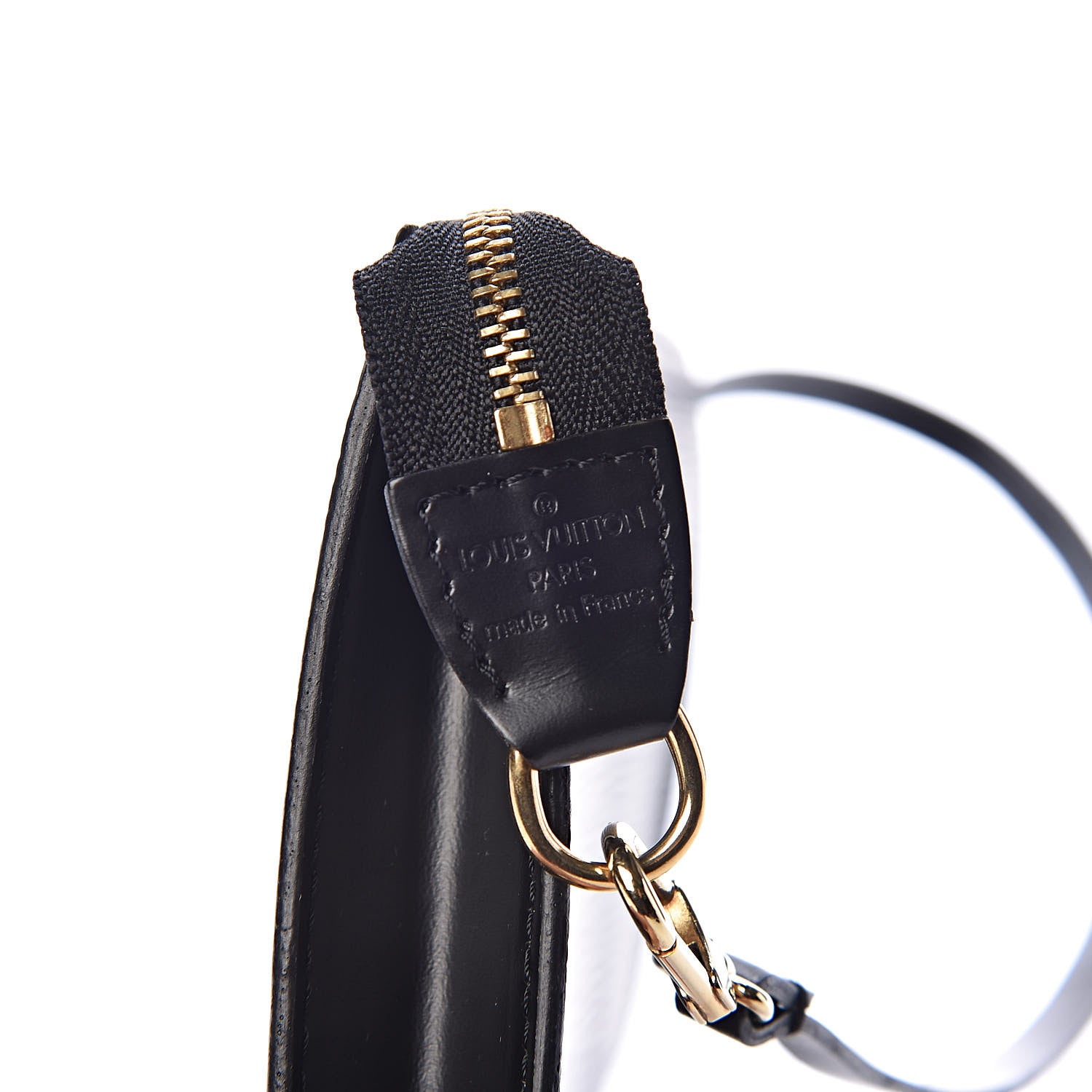 Louis Vuitton Epi Pochette Accessories 21 Black 6 of 9