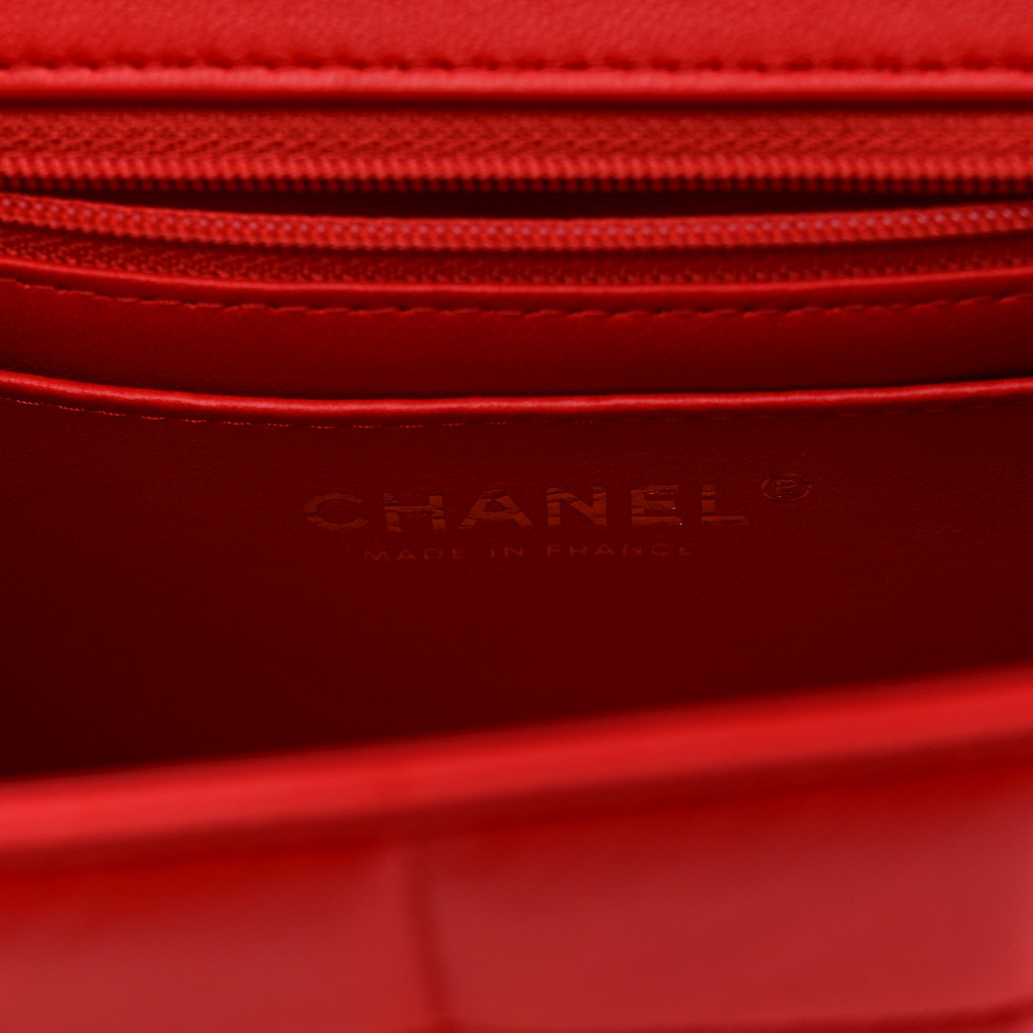 Chanel Lambskin Resin Crystal Square Quilted Monacoco Mini Flap Red 6 of 10