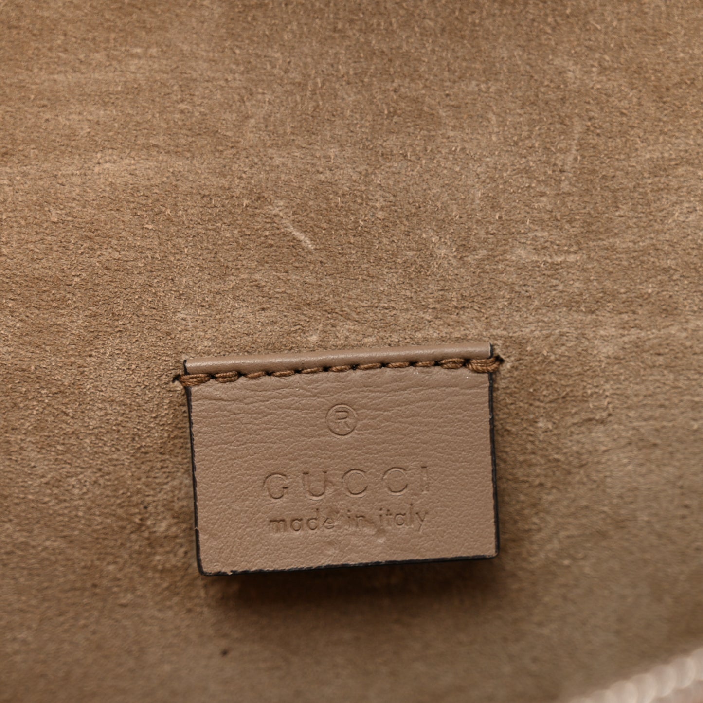 GG Supreme Monogram Small Dionysus Shoulder Bag Taupe