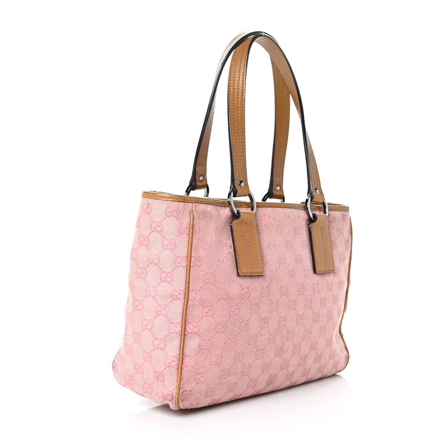 Gucci Monogram Medium Tote Pink 3 of 12
