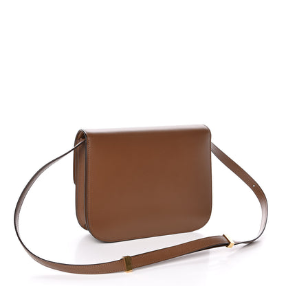 Celine Box Calfskin Medium Classic Box Flap Bag Camel 3 of 10