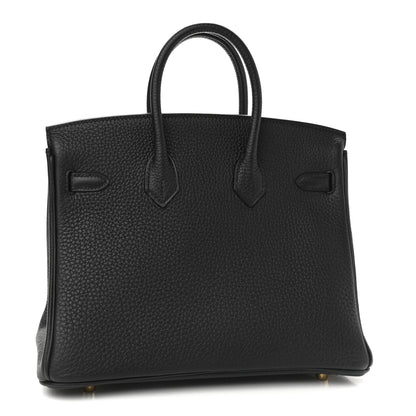 Hermes Togo Birkin 25 Black 3 of 11