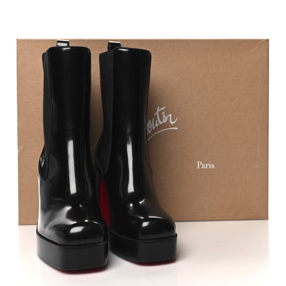 Christian Louboutin Calfskin Abrasivato Chelsea Stage 110 Boots 41 Black 7 of 7