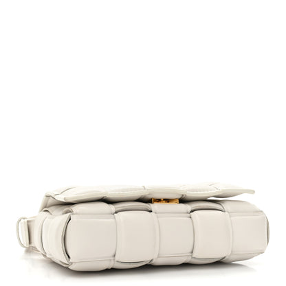 Bottega Veneta Nappa Maxi Intrecciato Small Padded Cassette Crossbody Bag Chalk 4 of 16