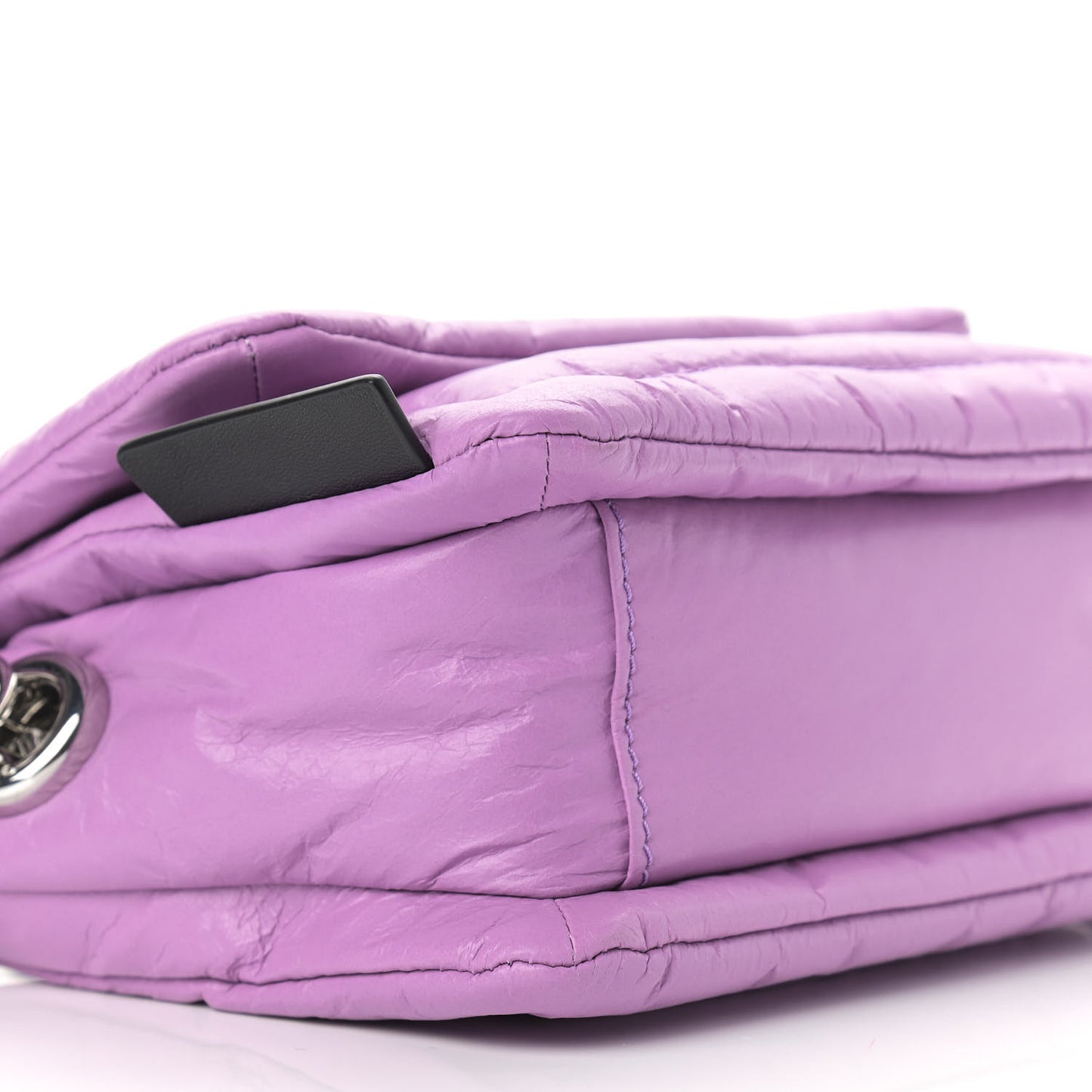 Lambskin The Mini Pillow Bag Purple