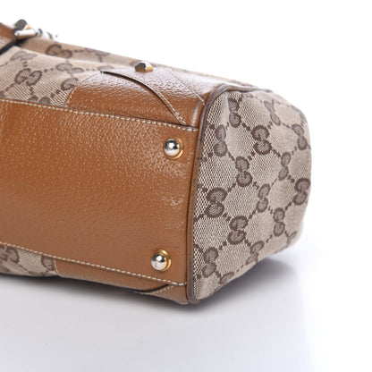 Gucci Monogram Calfskin Large Bardot Shoulder Bag Brown 9 of 9