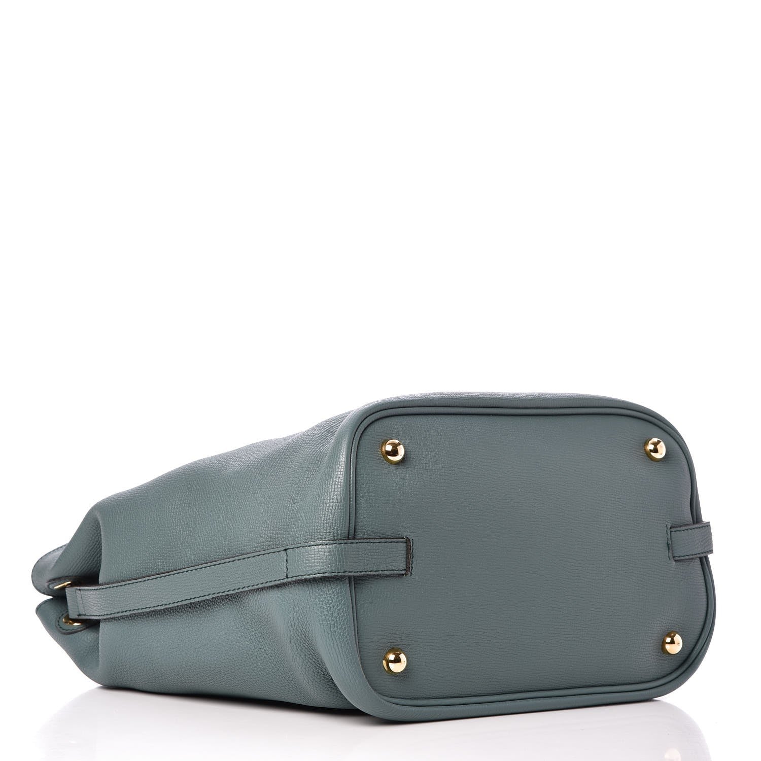 Burberry Grainy Calfskin Medium Sycamore Hobo Smokey Green 4 of 8