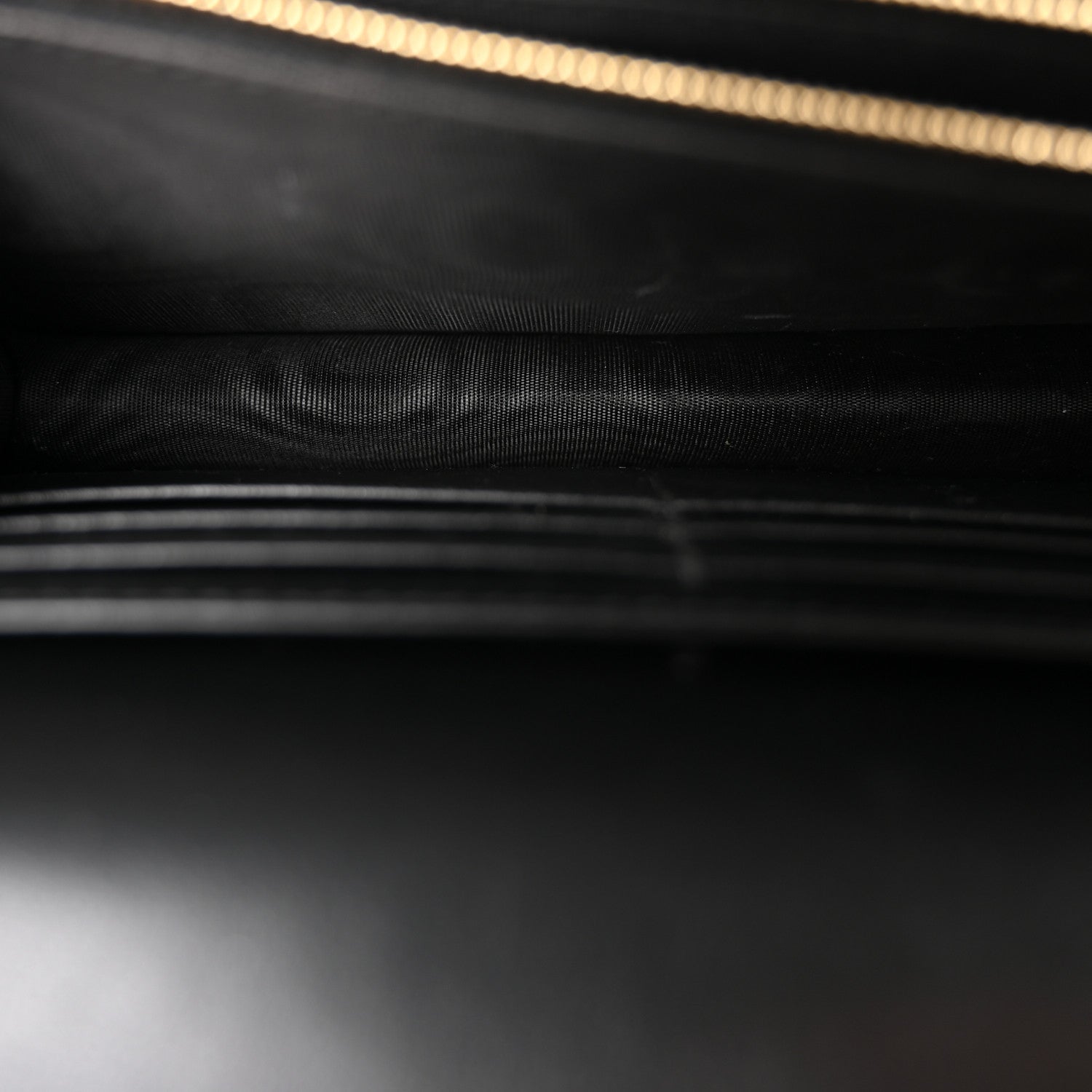 Gucci Calfskin GG Matelasse Chain Wallet Black 5 of 9