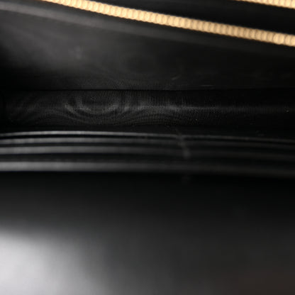 Gucci Calfskin GG Matelasse Chain Wallet Black 5 of 9