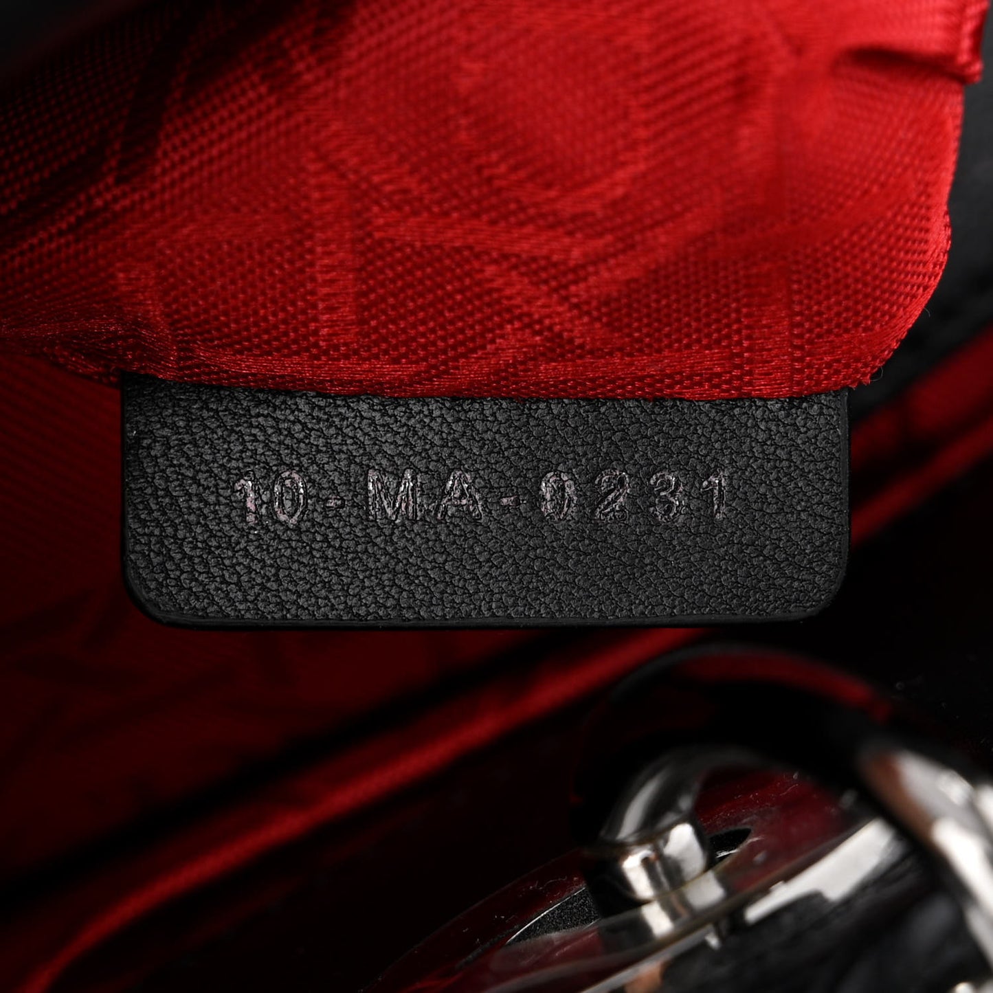 Lambskin Cannage Small My ABCDior Lady Dior Black