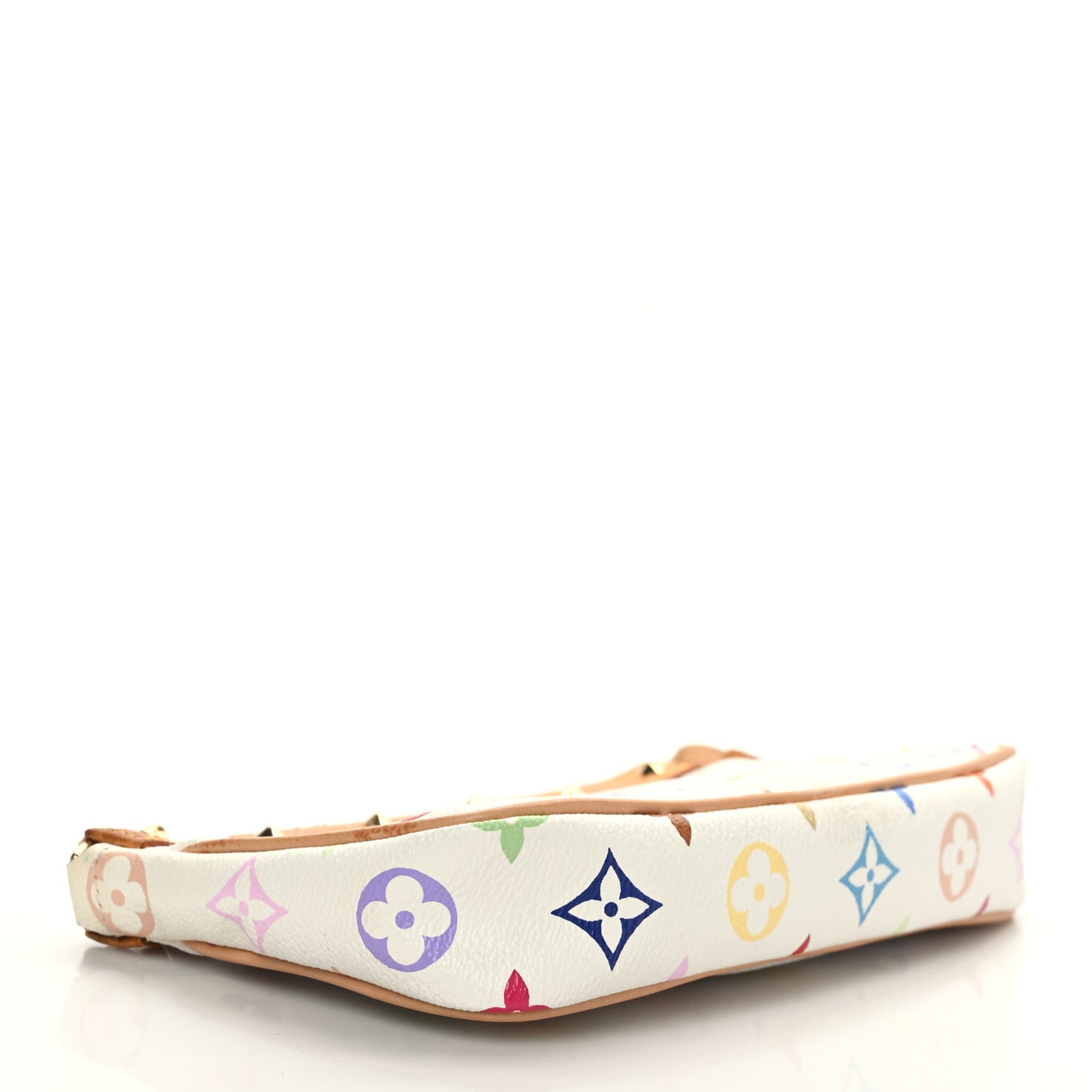 Monogram Multicolor Pochette Accessories White