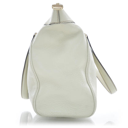 Gucci Pebbled Calfskin Small Soho Top Handle Bag Off White 4 of 9
