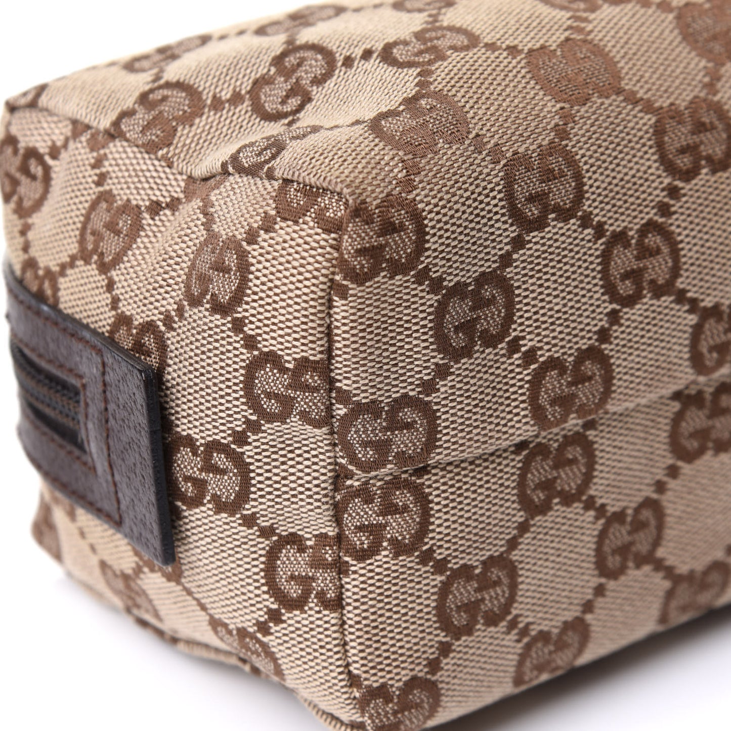 Monogram Large Cosmetic Case Brown