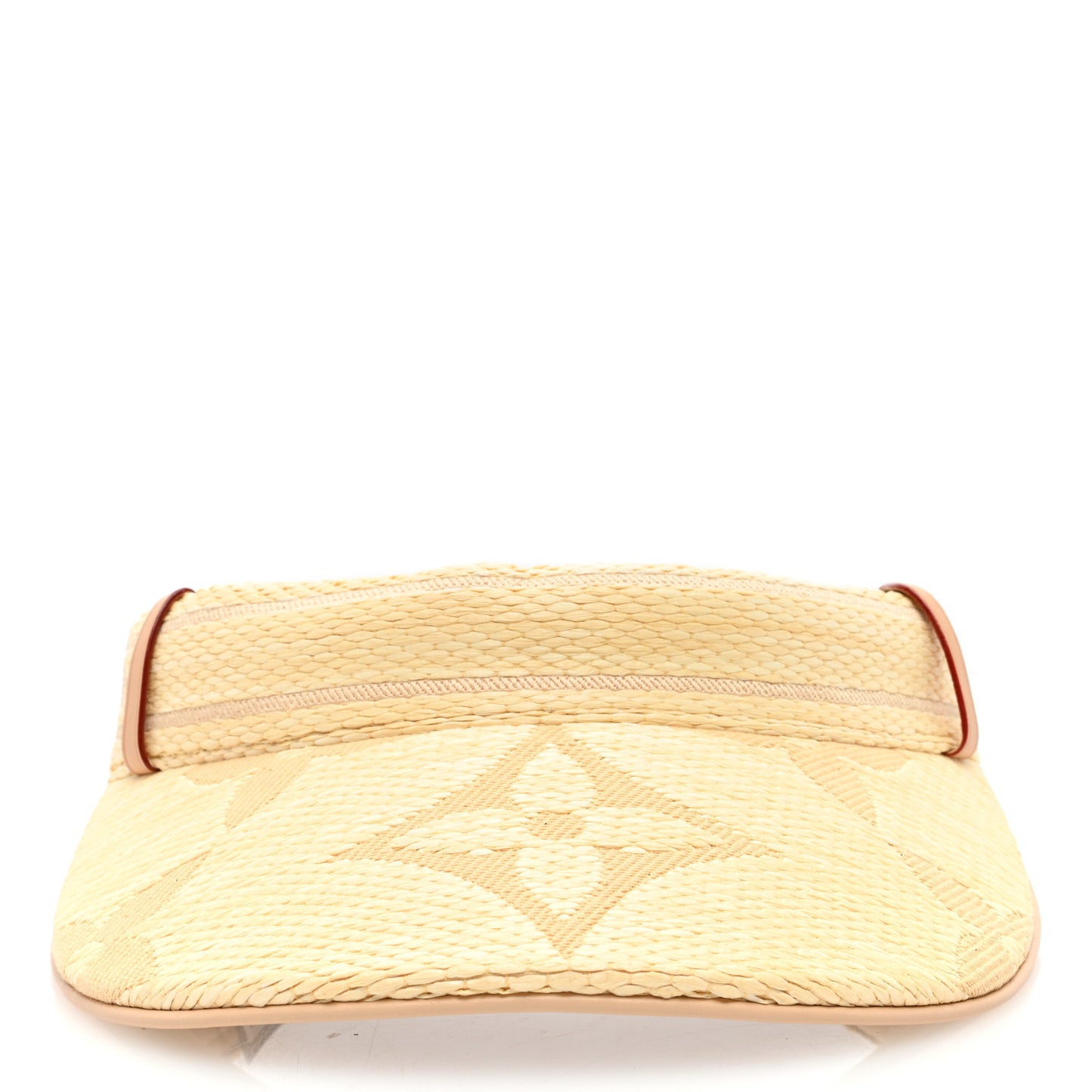 Cotton Raffia Effect Beachview Visor Natural