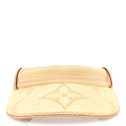 Louis Vuitton Cotton Raffia Effect Beachview Visor Natural 3 of 7
