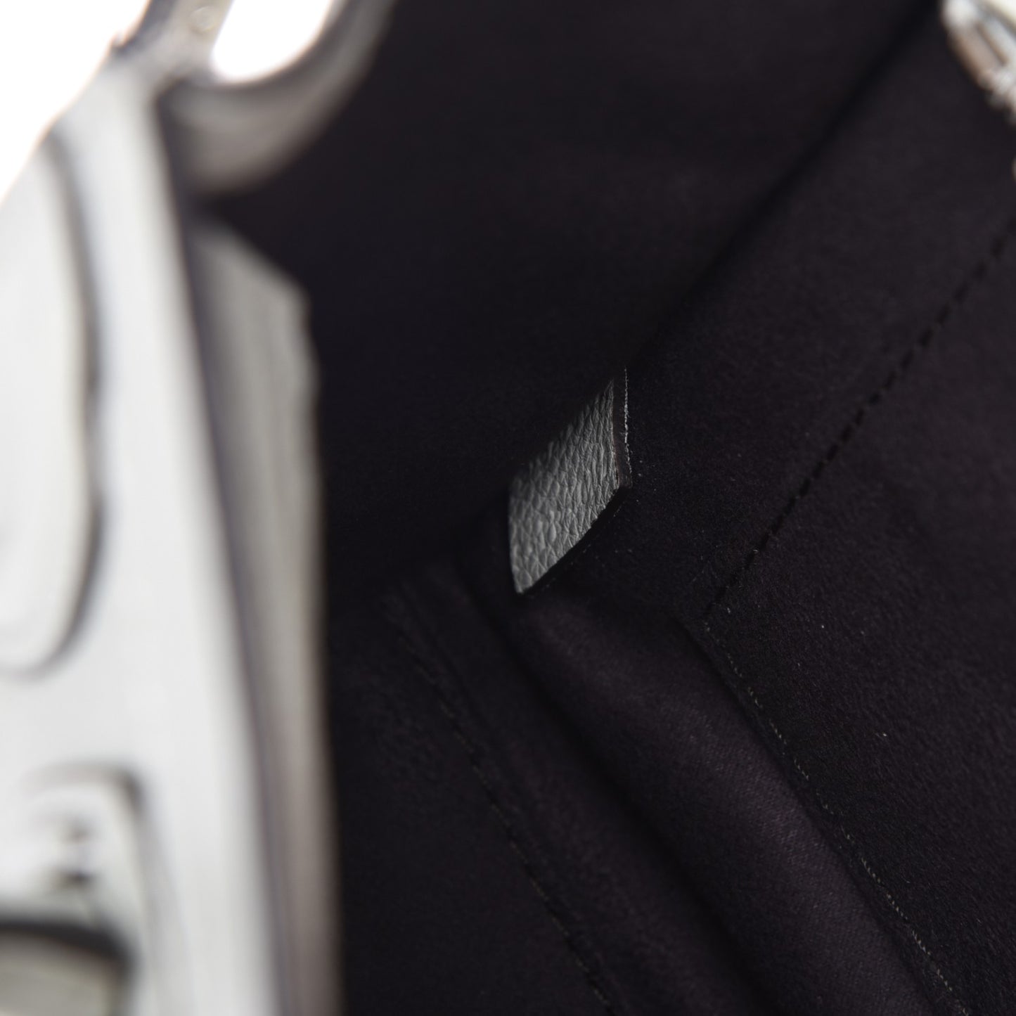 Drummed Calfskin Nano Luggage Lune