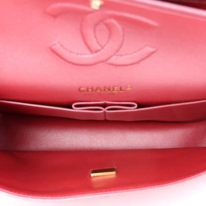 Chanel Iridescent Caviar Quilted Medium Double Flap Pink 4 of 9