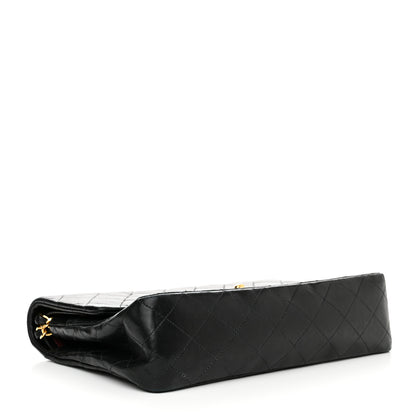 Chanel Lambskin Quilted Medium Double Flap Black 4 of 20