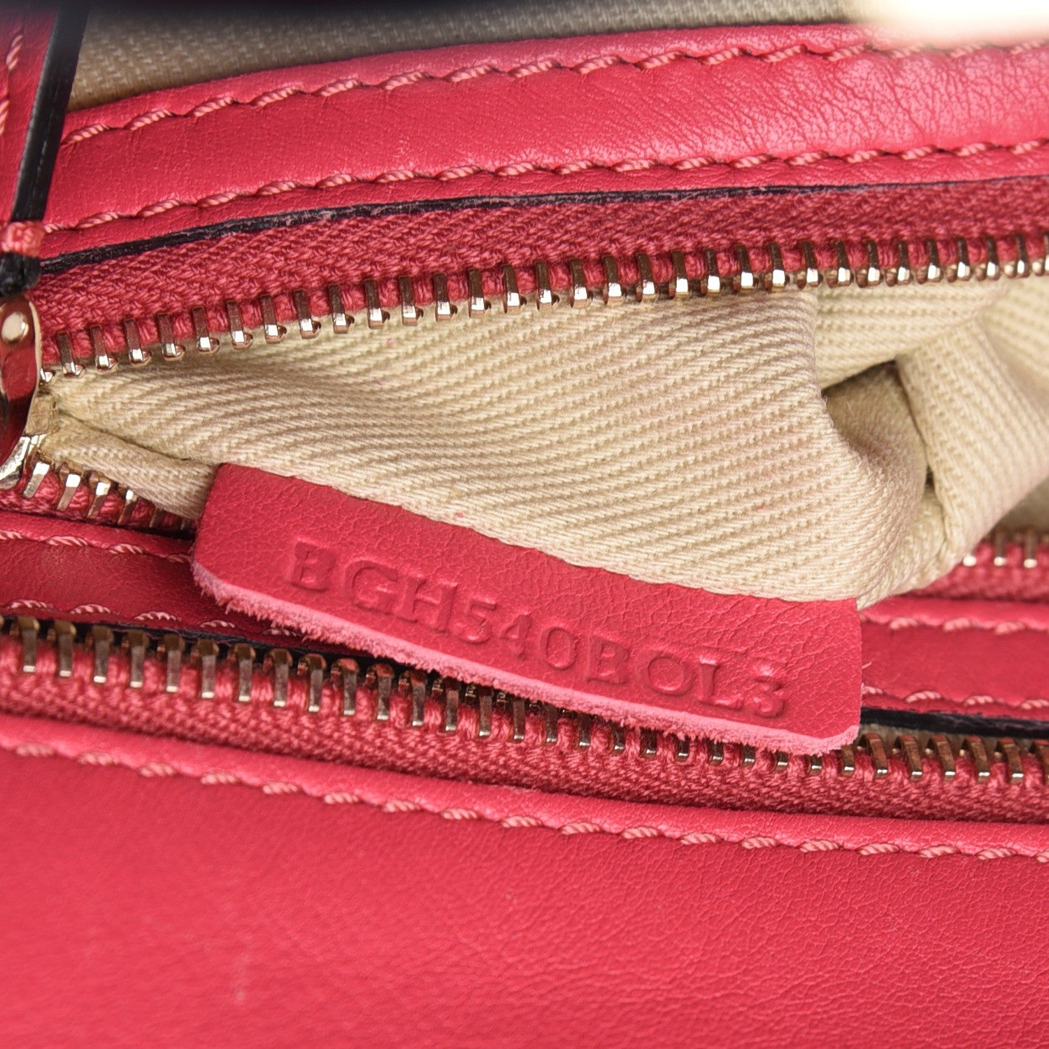 Valentino Garavani Vitello Small Rockstud Double Handle Tote Raspberry 8 of 8