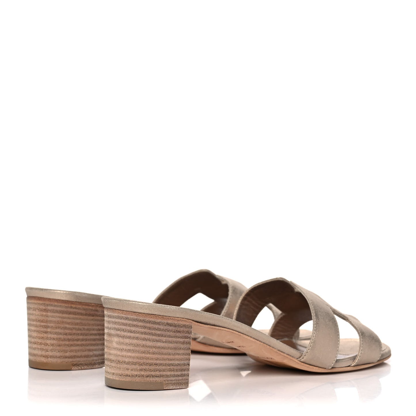 Metallic Nappa Oasis Sandals 39 Gold