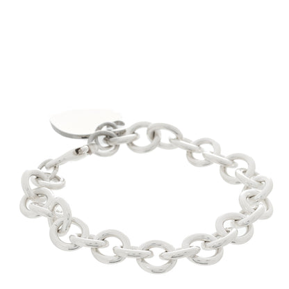 Tiffany Sterling Silver Heart Tag Charm Bracelet 2 of 4