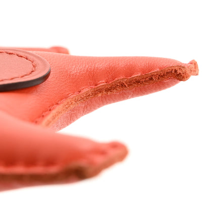 Hermes Milo Lambskin Grigri Rodeo Pegase Horse Bag Charm PM Orange Poppy Craie Terre Battue 6 of 8