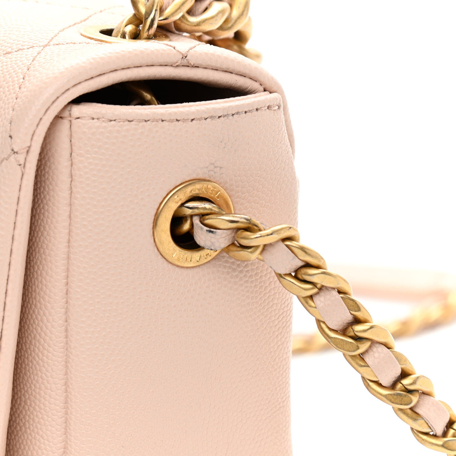 Chanel Caviar Quilted Medium Fashion Therapy Flap Beige 13 of 17
