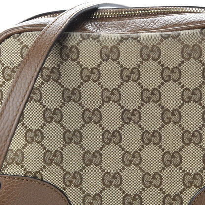 Gucci Monogram Mini Bree Messenger Bag Beige Tabacco 10 of 10