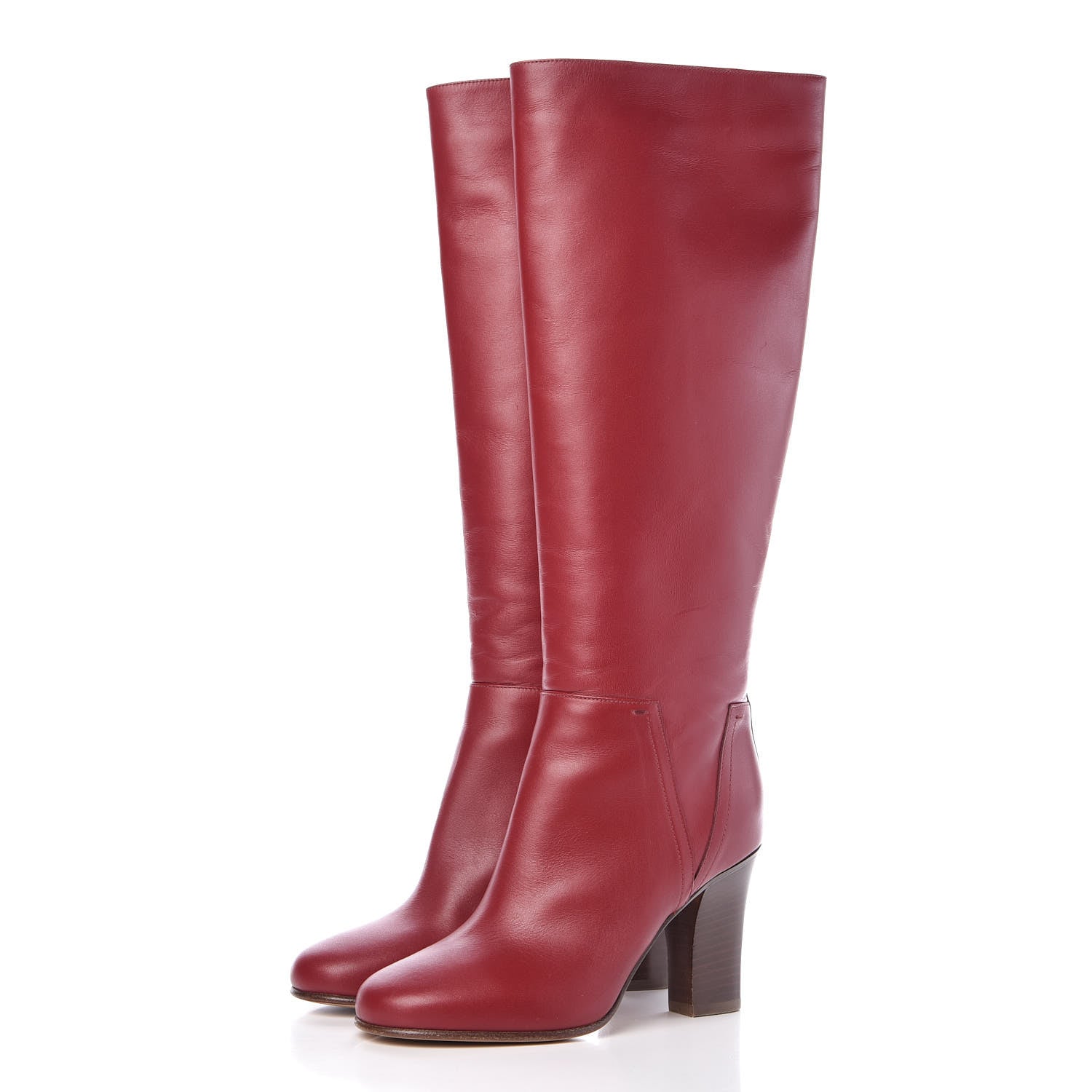 Valentino Garavani Vitello Lovestud Knee High 85mm Boots 36 Rosso Valentino 3 of 8
