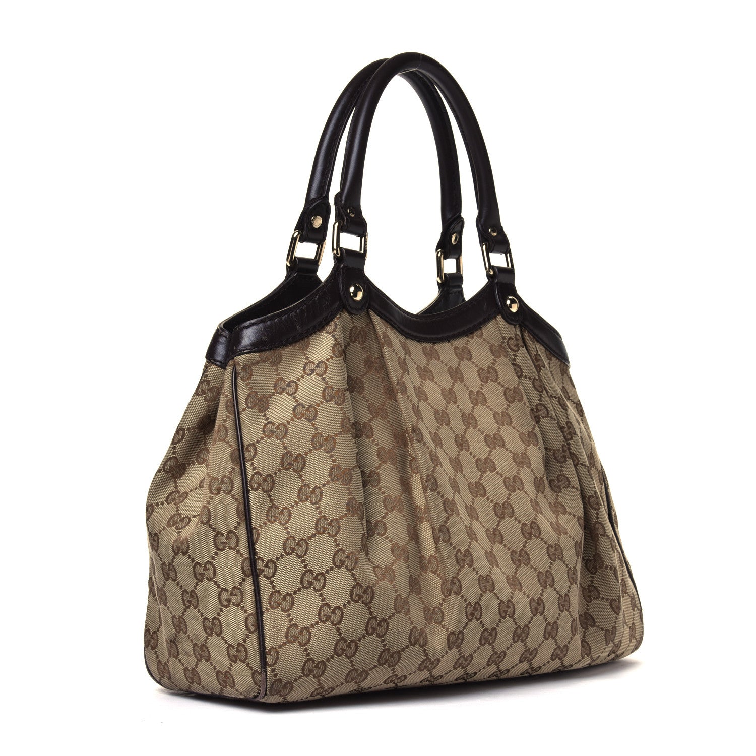 Gucci Monogram Medium Sukey Tote Dark Brown 2 of 6